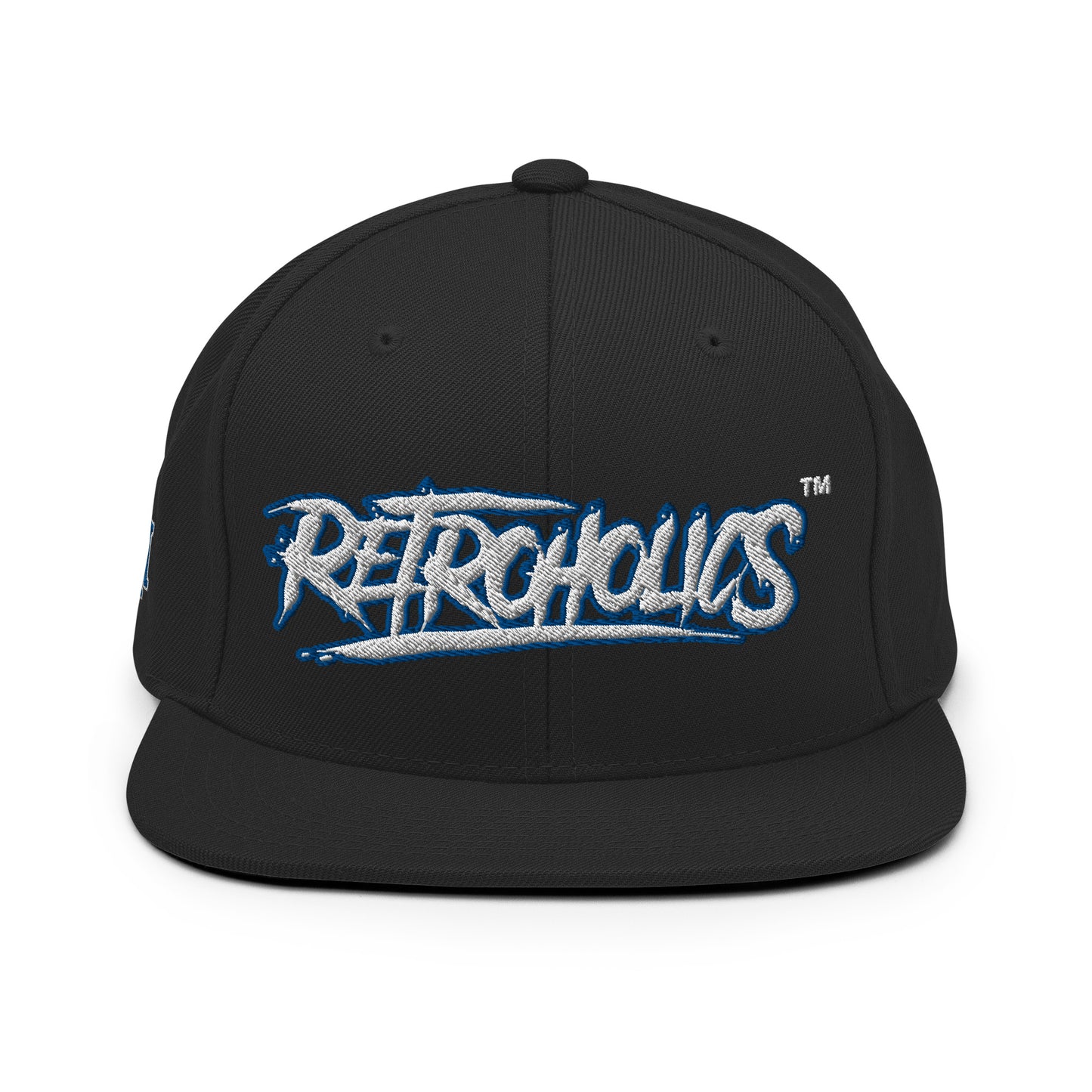 RETROHOLICS SNAP BACK. WHITE/BLUE