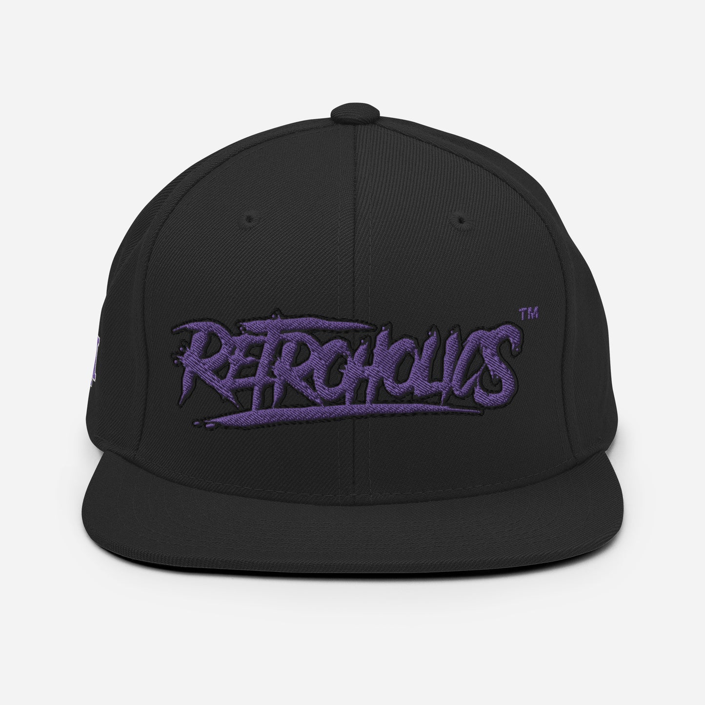 RETROHOLICS SNAP BACK.BLACK/PURPLE