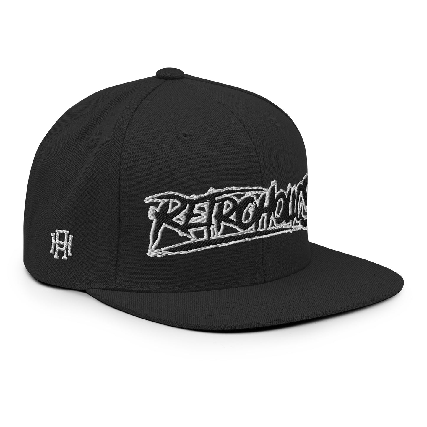 RETROHOLICS SNAP BACK. BLACK/WHITE