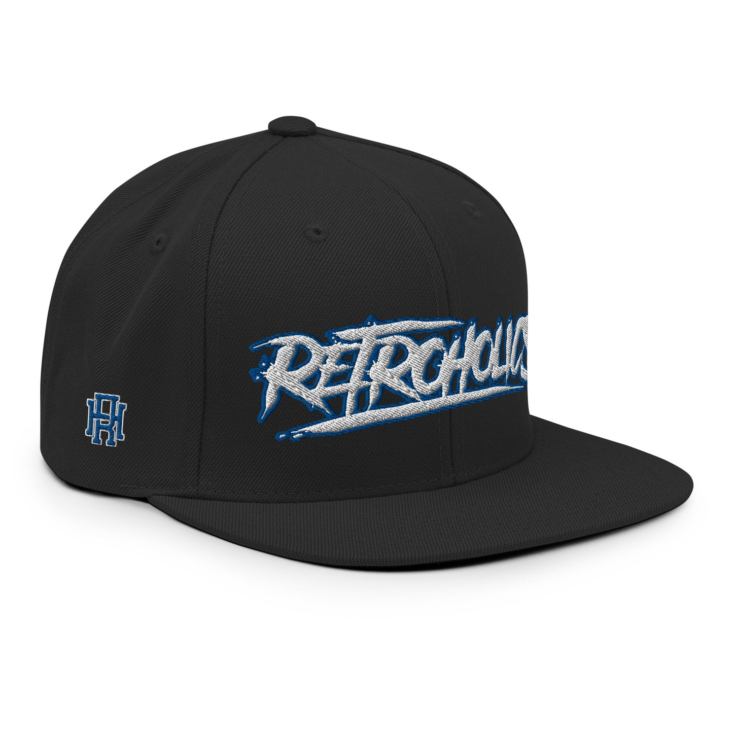 RETROHOLICS SNAP BACK. WHITE/BLUE