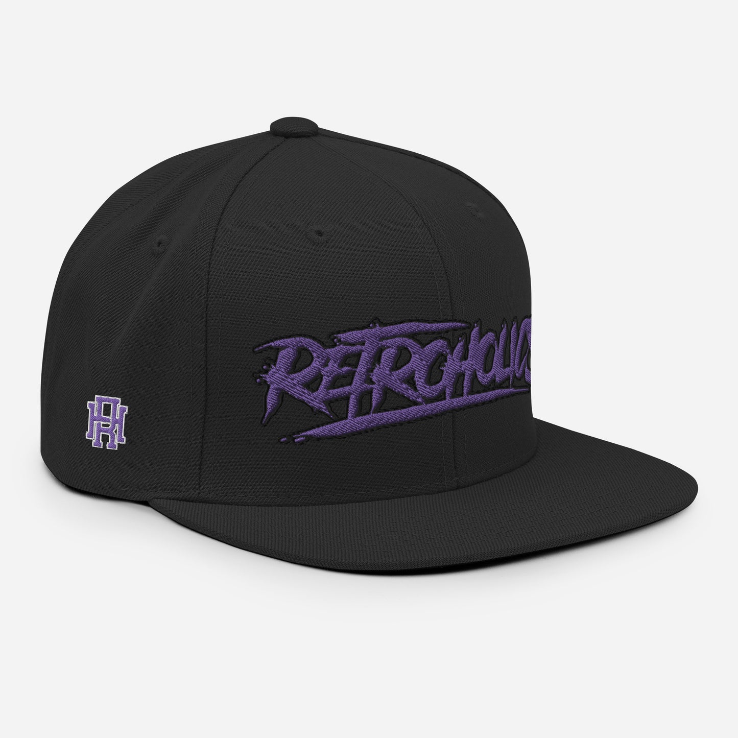RETROHOLICS SNAP BACK.BLACK/PURPLE