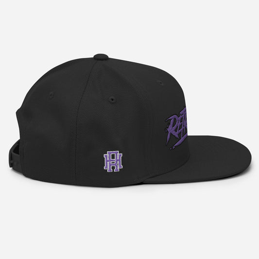 RETROHOLICS SNAP BACK.BLACK/PURPLE